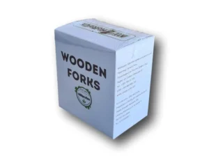 Bax 10 cutii Furculite lemn pentru gogosi