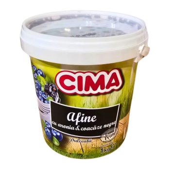 Găleată CIMA cu dulceață de afine, aronia și coacăze negre – 1 kg