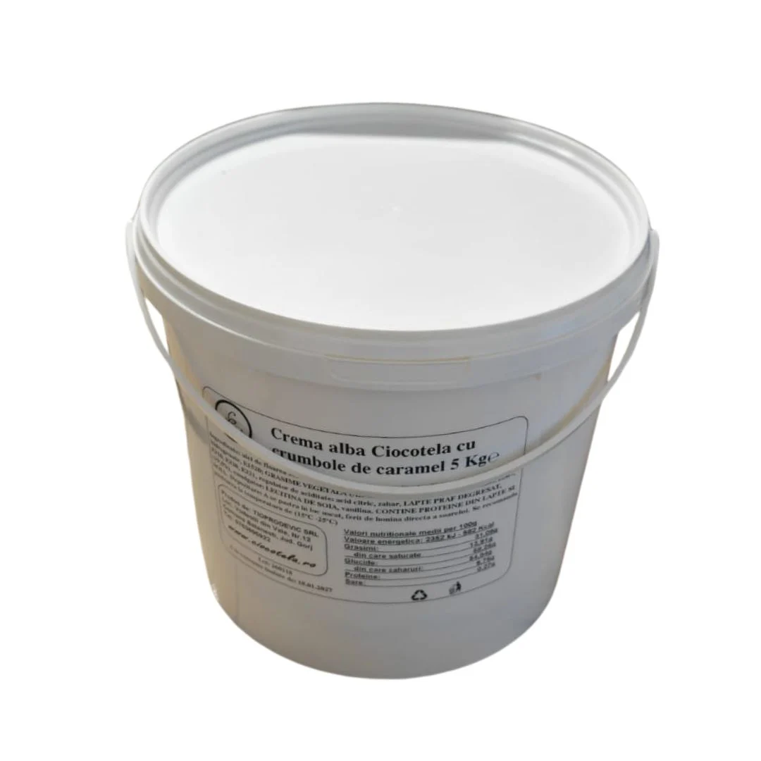 Cicotela alba cu crumbole de caramel